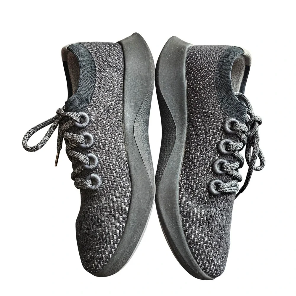 Allbirds Women's Tree Dasher 1 Running shoes Size‎ 8 Grey Black